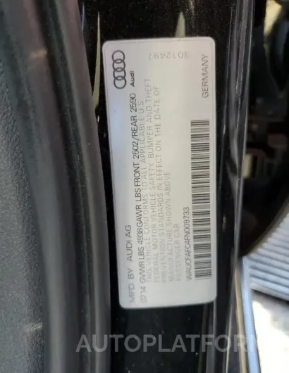 AUDI A6 PREMIUM 2015 vin WAUCFAFC4FN009733 from auto auction Copart