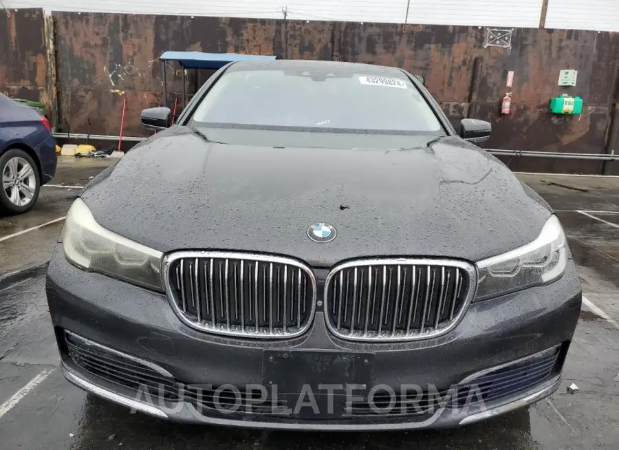 BMW 740 I 2016 vin WBA7E2C52GG738688 from auto auction Copart