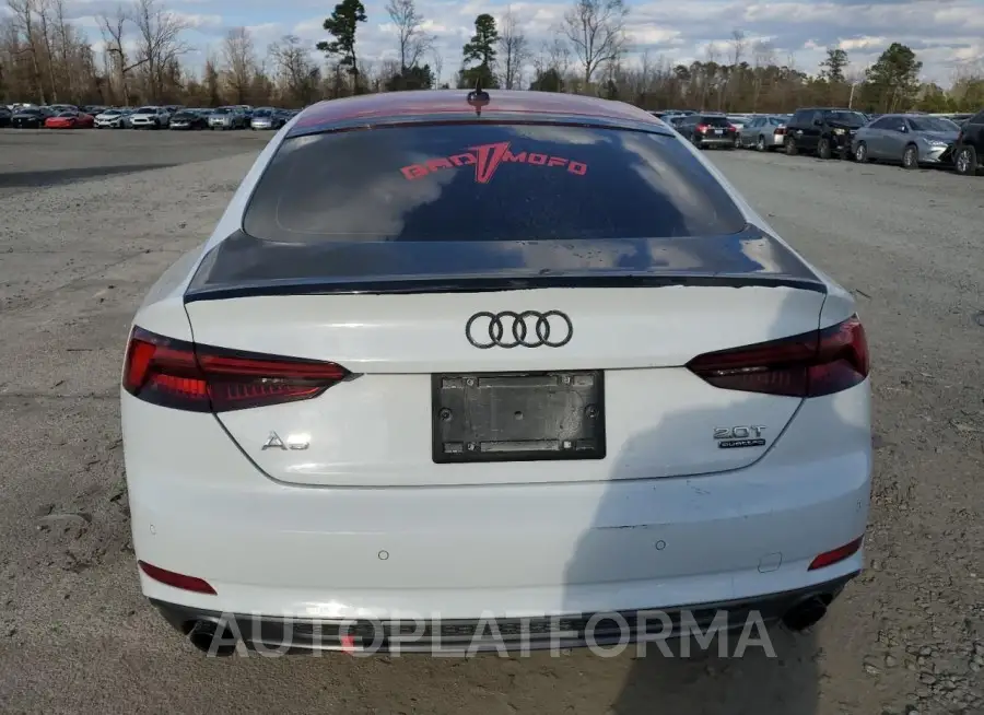 AUDI A5 PREMIUM 2018 vin WAUENCF55JA019311 from auto auction Copart