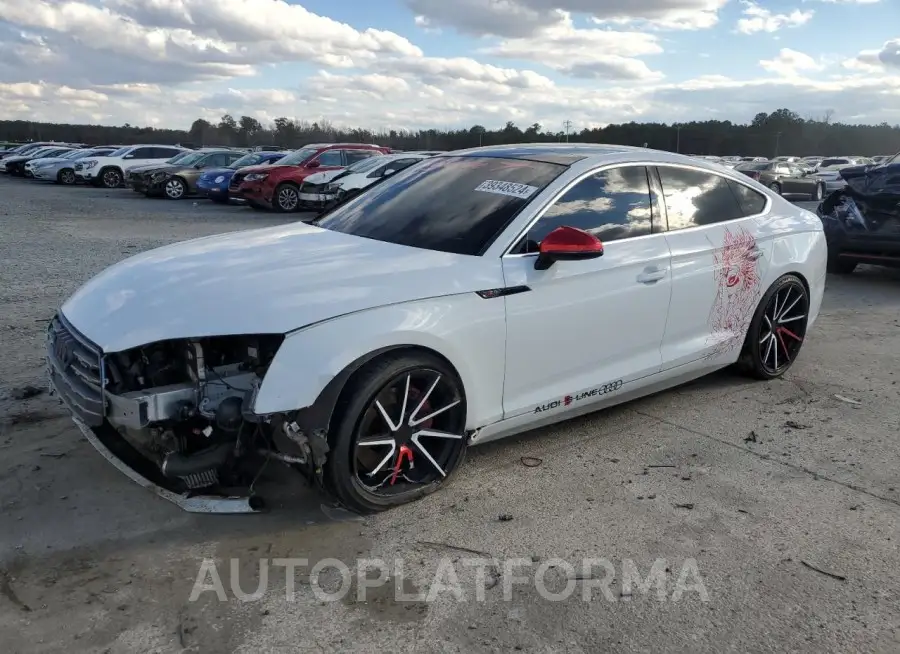 AUDI A5 PREMIUM 2018 vin WAUENCF55JA019311 from auto auction Copart