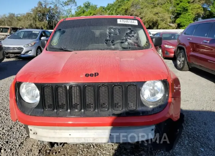 JEEP RENEGADE S 2015 vin ZACCJAAT2FPC00406 from auto auction Copart