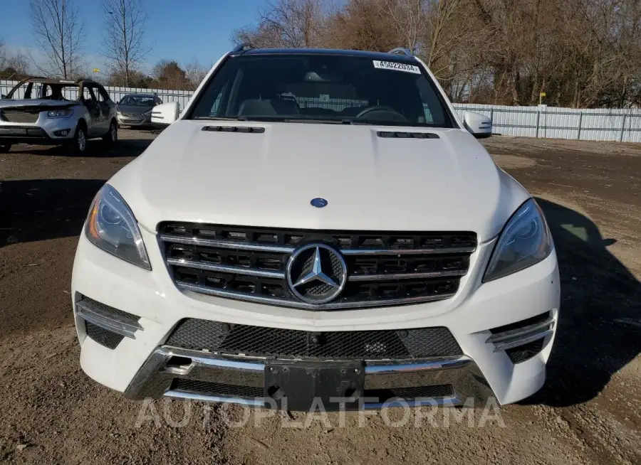 MERCEDES-BENZ ML 350 BLU 2015 vin 4JGDA2EB8FA614510 from auto auction Copart