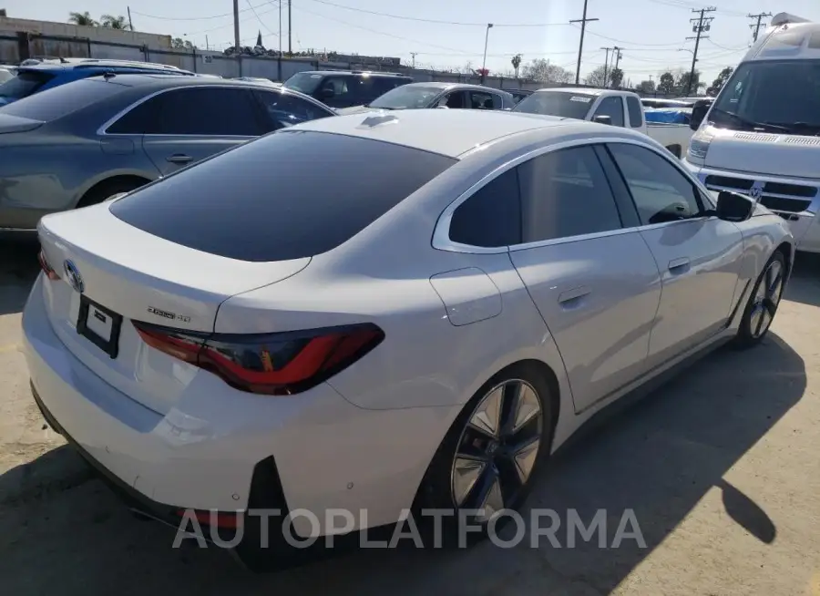 BMW I4 EDRIVE4 2023 vin WBY73AW09PFR34957 from auto auction Copart