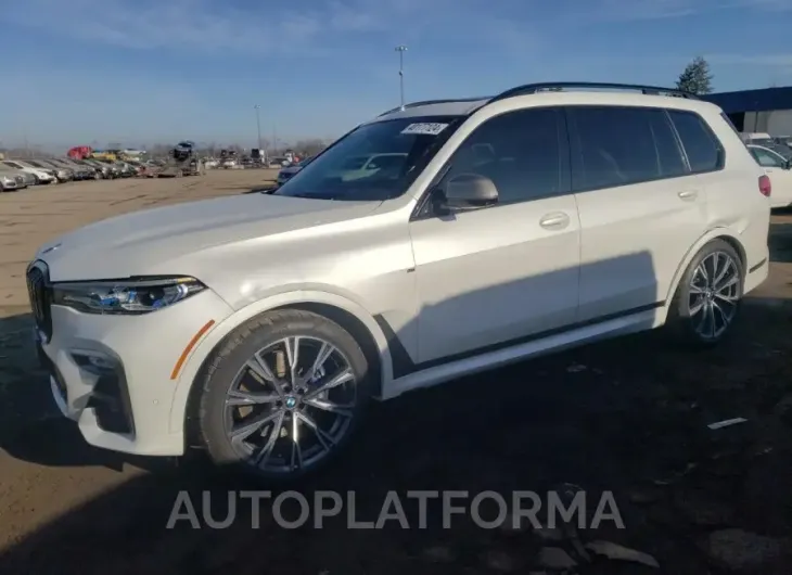 BMW X7 M50I 2021 vin 5UXCX6C05M9F23900 from auto auction Copart