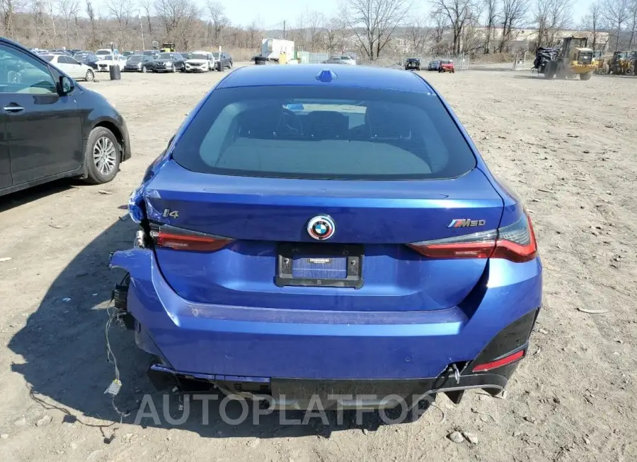 BMW I4 M50 2023 vin WBY33AW03PFN82537 from auto auction Copart