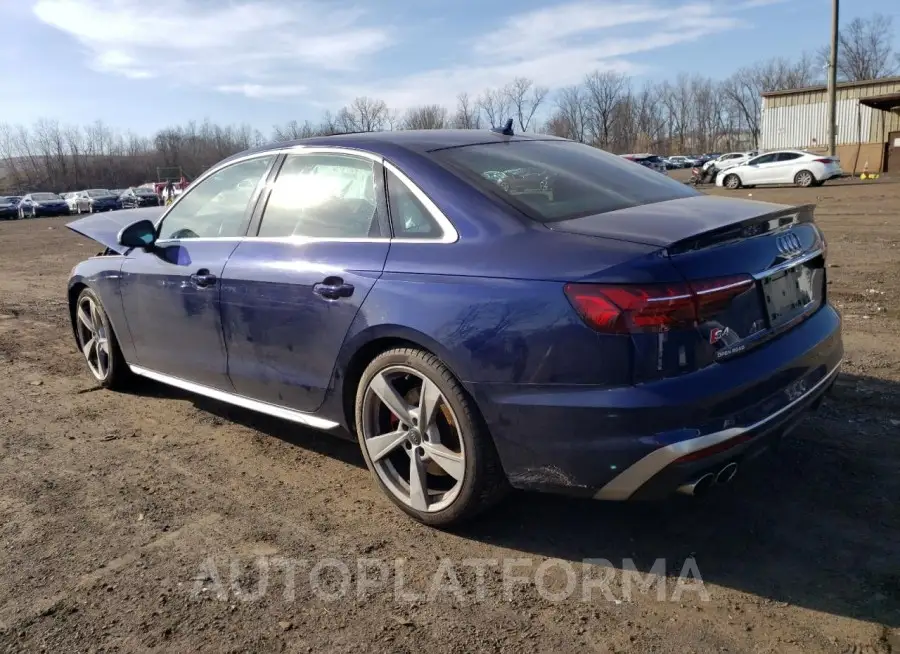 AUDI S4 PREMIUM 2020 vin WAUB4AF49LA028338 from auto auction Copart