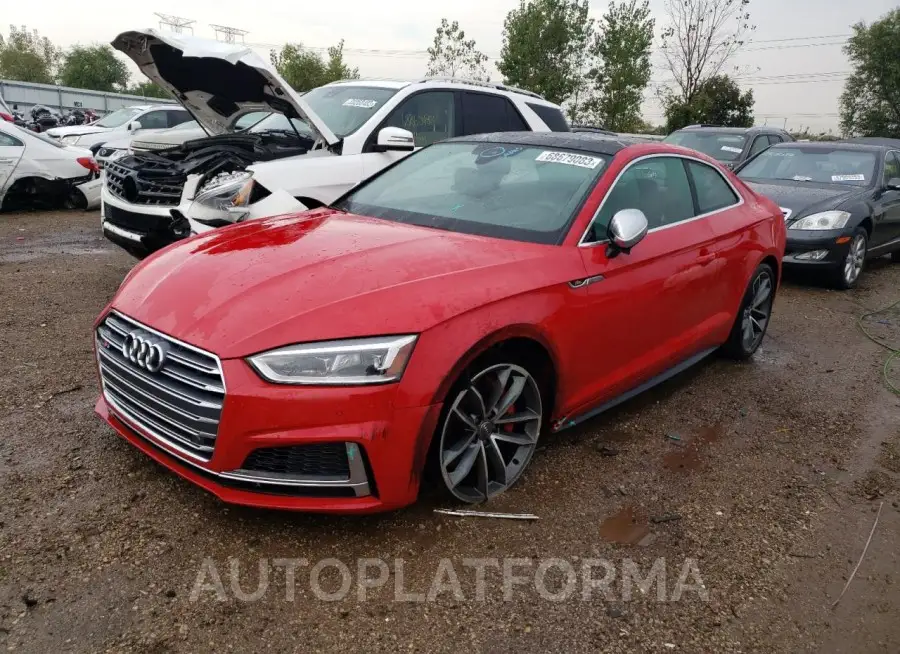 AUDI S5 PREMIUM 2018 vin WAUP4AF51JA002330 from auto auction Copart