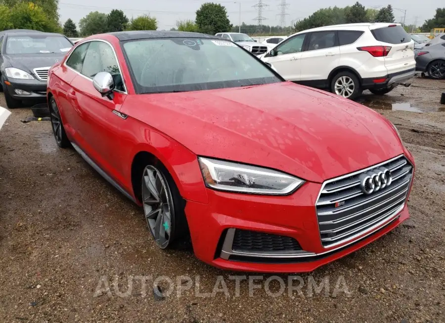 AUDI S5 PREMIUM 2018 vin WAUP4AF51JA002330 from auto auction Copart