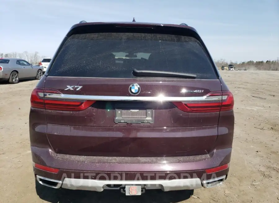 BMW X7 XDRIVE4 2022 vin 5UXCW2C00N9K63299 from auto auction Copart