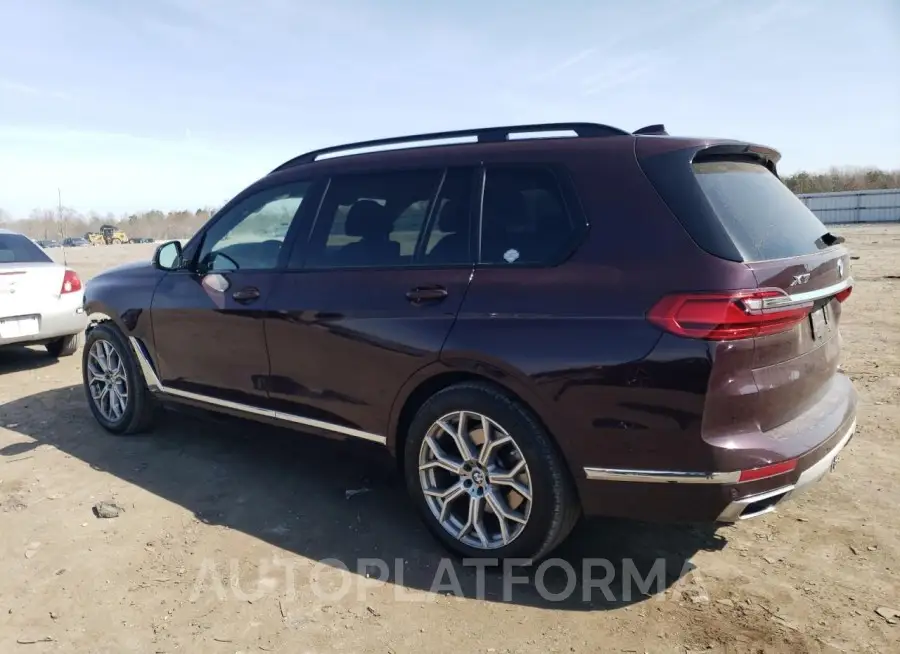 BMW X7 XDRIVE4 2022 vin 5UXCW2C00N9K63299 from auto auction Copart