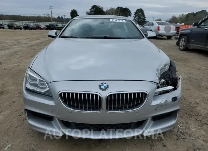 BMW 640 I GRAN 2015 vin WBA6A0C55FGB53732 from auto auction Copart