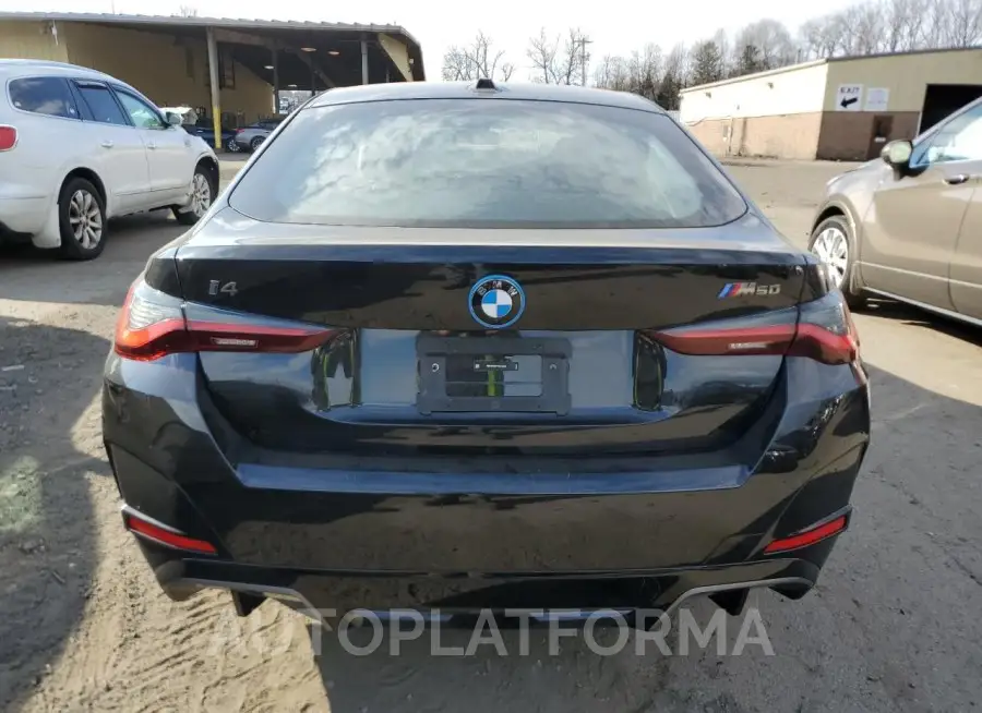 BMW I4 M50 2024 vin WBY33AW07RFR72365 from auto auction Copart