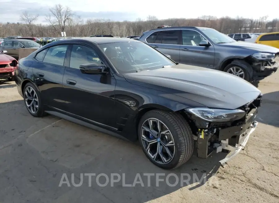 BMW I4 M50 2024 vin WBY33AW07RFR72365 from auto auction Copart