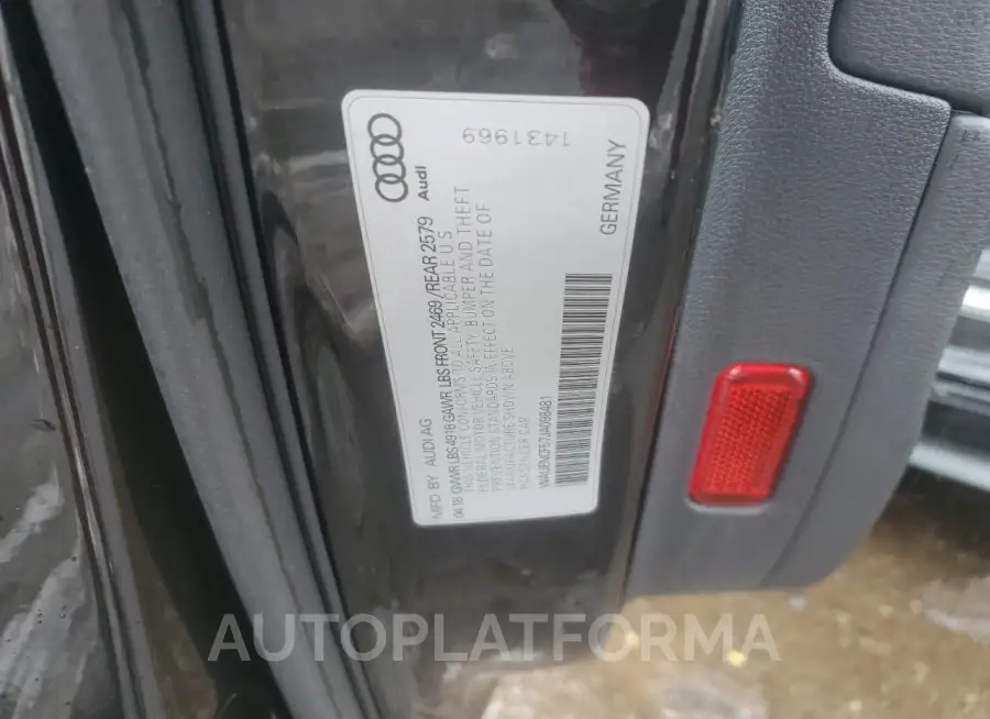 AUDI A5 PREMIUM 2018 vin WAUENCF57JA098481 from auto auction Copart