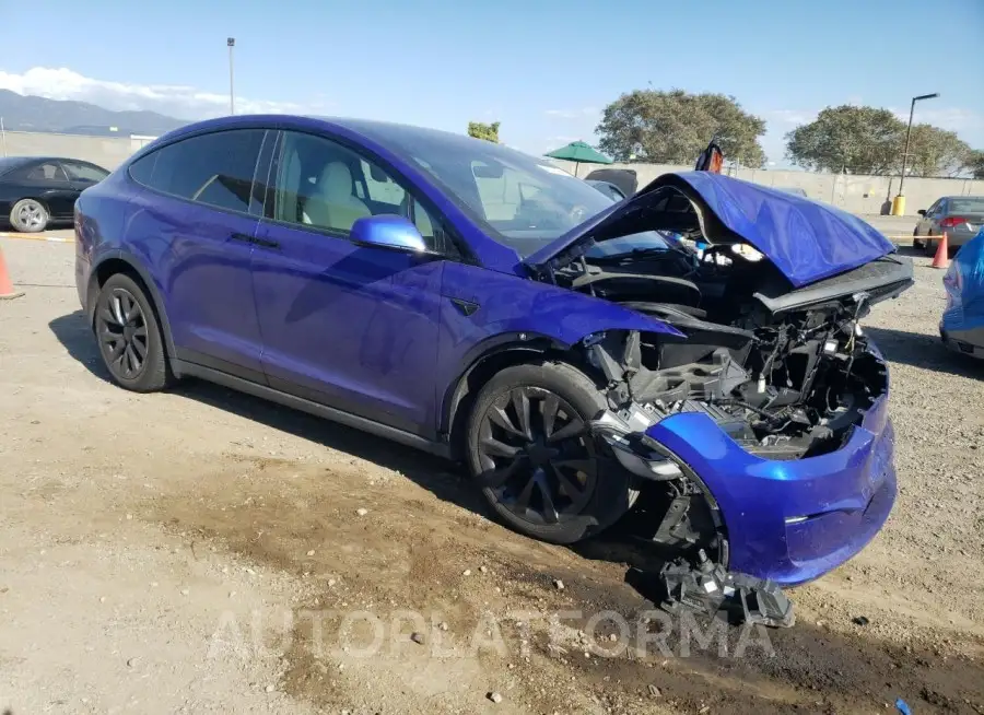 TESLA MODEL X 2022 vin 7SAXCBE67NF331653 from auto auction Copart