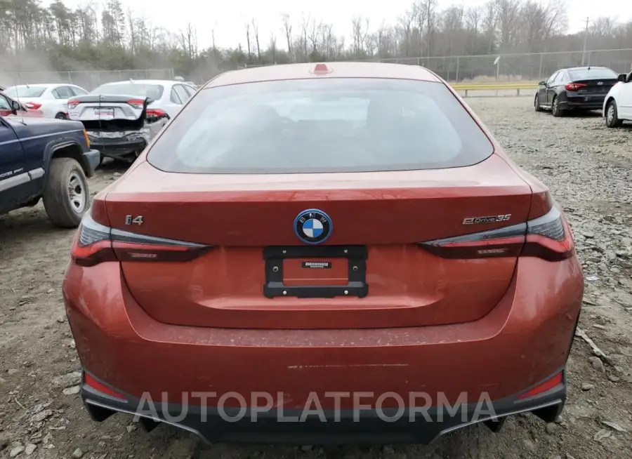 BMW I4 EDRIVE3 2023 vin WBY43AW06PFP65290 from auto auction Copart