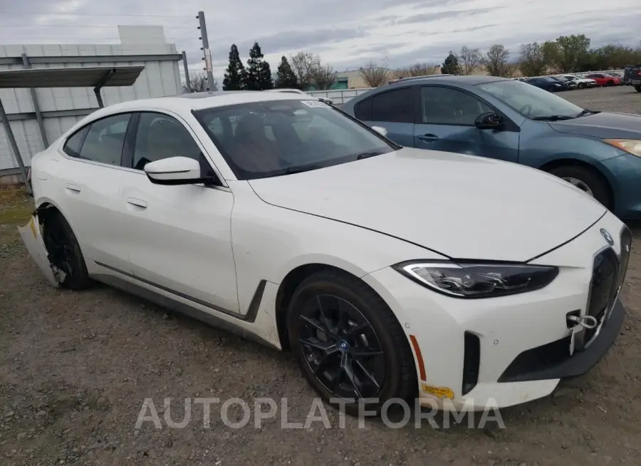 BMW I4 EDRIVE4 2022 vin WBY73AW03NFN11904 from auto auction Copart