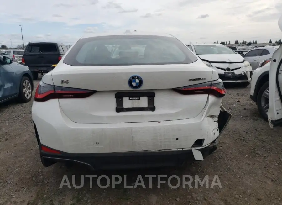 BMW I4 EDRIVE4 2022 vin WBY73AW03NFN11904 from auto auction Copart