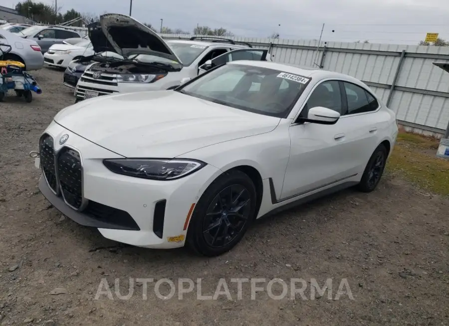 BMW I4 EDRIVE4 2022 vin WBY73AW03NFN11904 from auto auction Copart