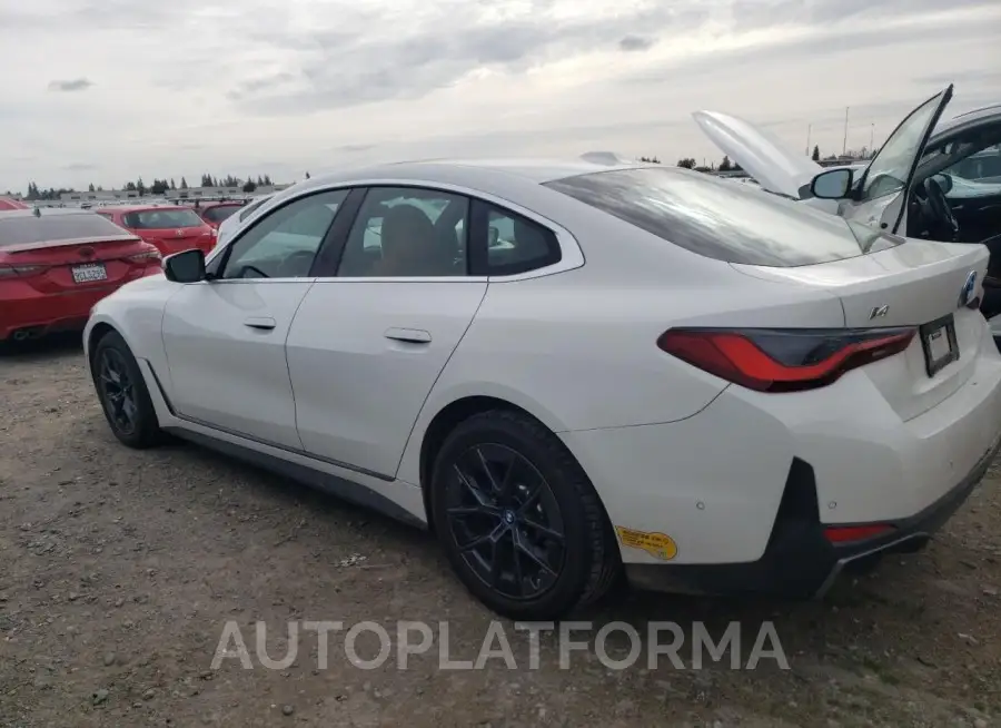 BMW I4 EDRIVE4 2022 vin WBY73AW03NFN11904 from auto auction Copart