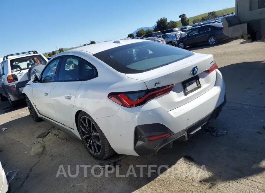 BMW I4 EDRIVE4 2022 vin WBY73AW06NFN03540 from auto auction Copart