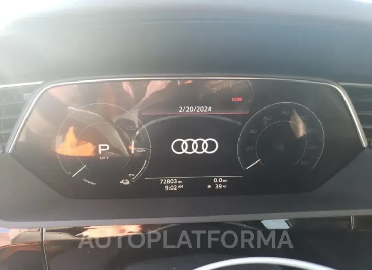 AUDI E-TRON PRE 2019 vin WA1VAAGE1KB024433 from auto auction Copart