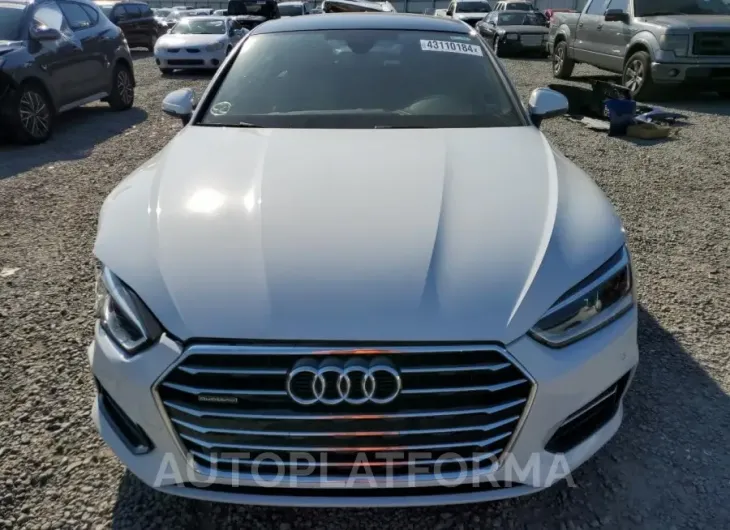 AUDI A5 PREMIUM 2018 vin WAUBNCF57JA133300 from auto auction Copart