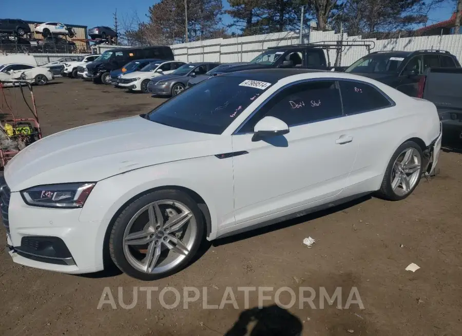 AUDI A5 PRESTIG 2018 vin WAUUNAF52JA018147 from auto auction Copart