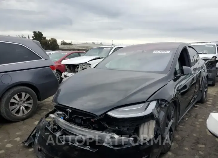 TESLA MODEL X 2022 vin 7SAXCDE5XNF338597 from auto auction Copart