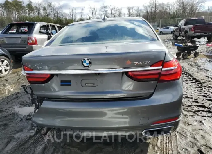 BMW 740 I 2018 vin WBA7E2C56JB216327 from auto auction Copart