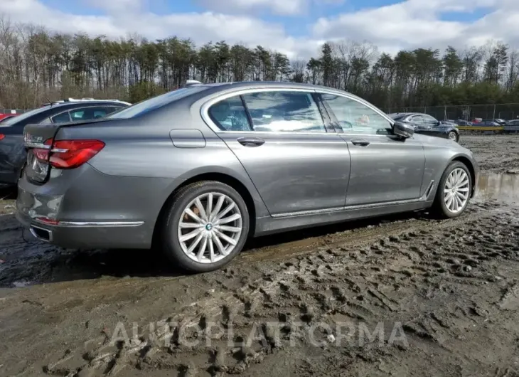 BMW 740 I 2018 vin WBA7E2C56JB216327 from auto auction Copart