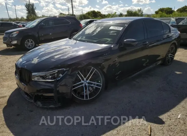 BMW 750 I 2016 vin WBA7F0C51GGL99875 from auto auction Copart