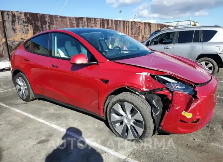 TESLA MODEL Y 2022 vin 7SAYGDEE5NF548615 from auto auction Copart