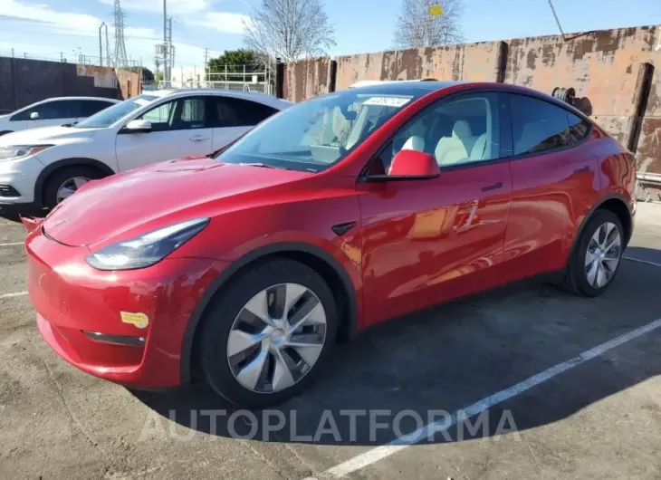 TESLA MODEL Y 2022 vin 7SAYGDEE5NF548615 from auto auction Copart