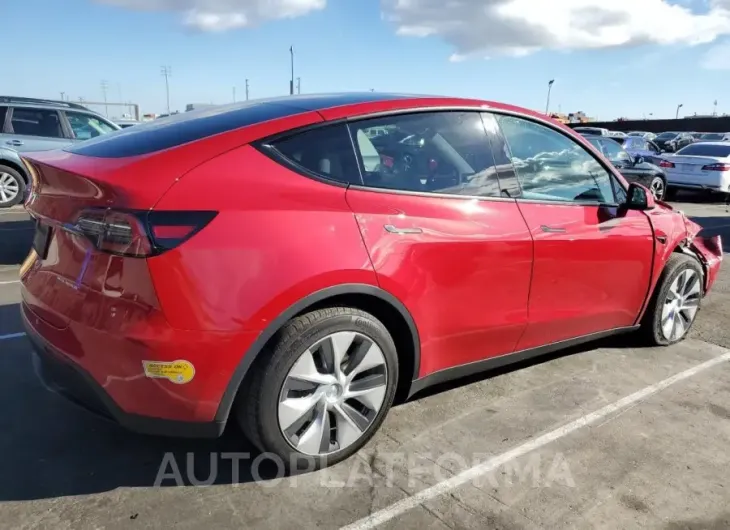 TESLA MODEL Y 2022 vin 7SAYGDEE5NF548615 from auto auction Copart