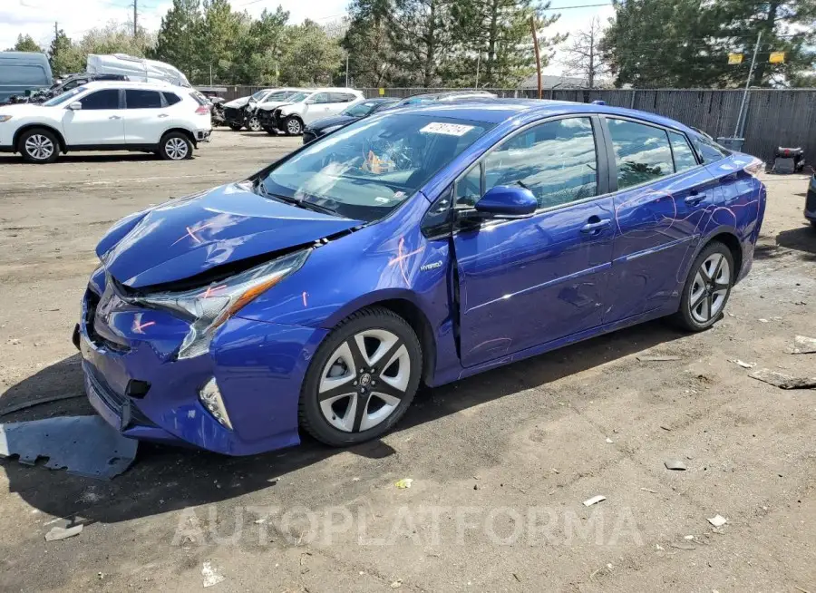 TOYOTA PRIUS 2018 vin JTDKARFU4J3553481 from auto auction Copart