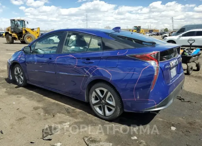 TOYOTA PRIUS 2018 vin JTDKARFU4J3553481 from auto auction Copart