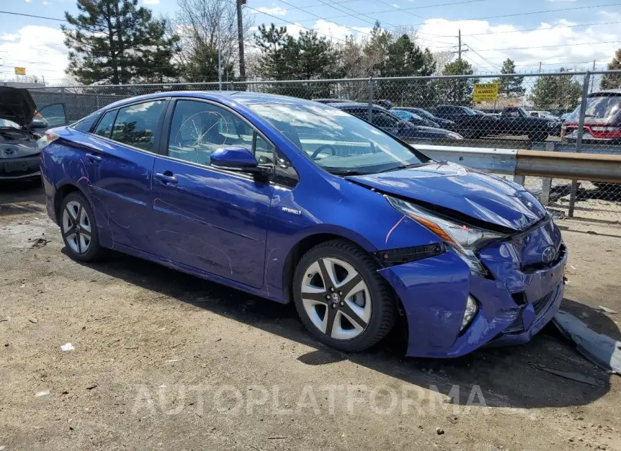 TOYOTA PRIUS 2018 vin JTDKARFU4J3553481 from auto auction Copart