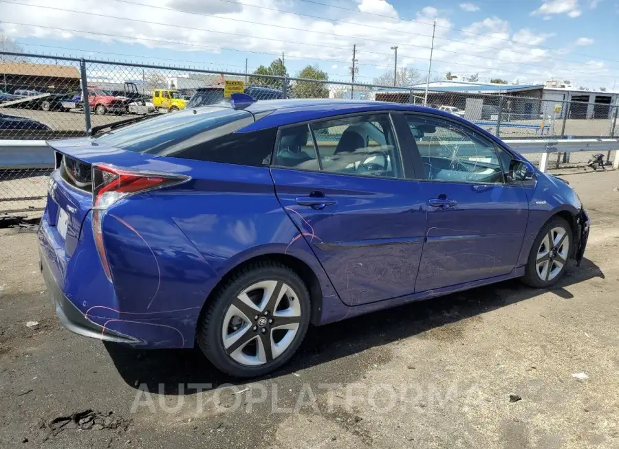 TOYOTA PRIUS 2018 vin JTDKARFU4J3553481 from auto auction Copart