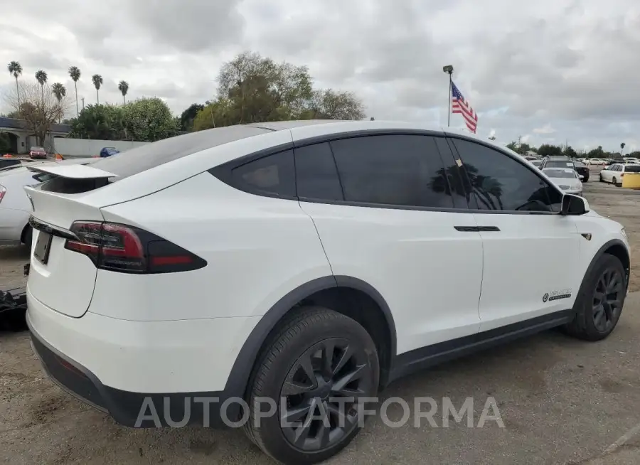 TESLA MODEL X 2022 vin 7SAXCAE55NF350011 from auto auction Copart