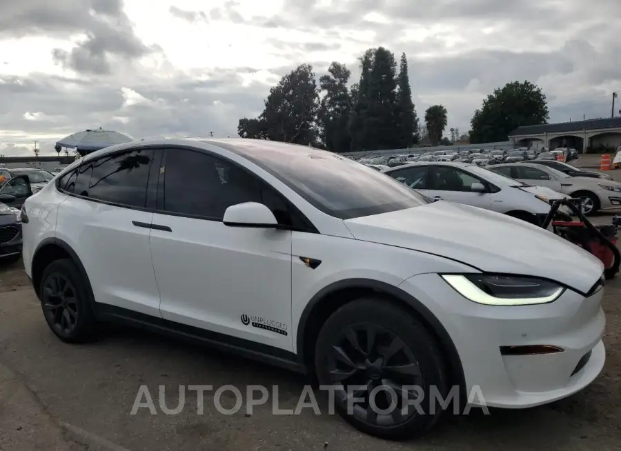 TESLA MODEL X 2022 vin 7SAXCAE55NF350011 from auto auction Copart