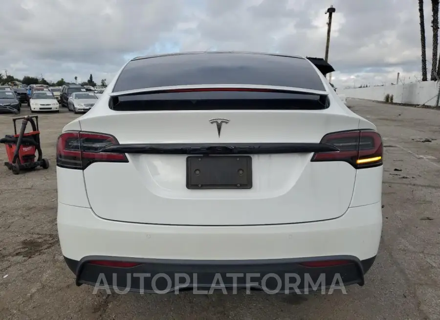 TESLA MODEL X 2022 vin 7SAXCAE55NF350011 from auto auction Copart