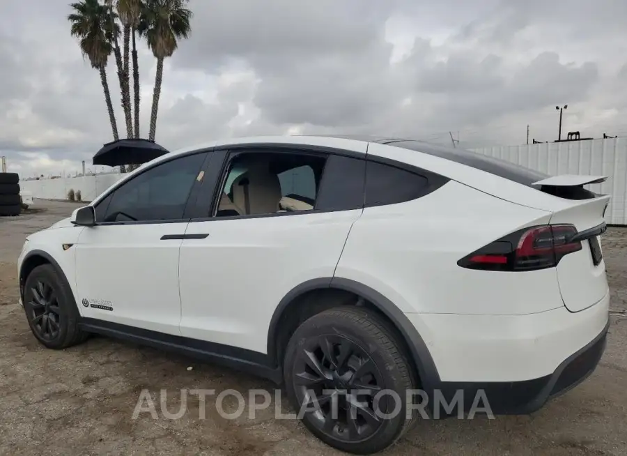 TESLA MODEL X 2022 vin 7SAXCAE55NF350011 from auto auction Copart