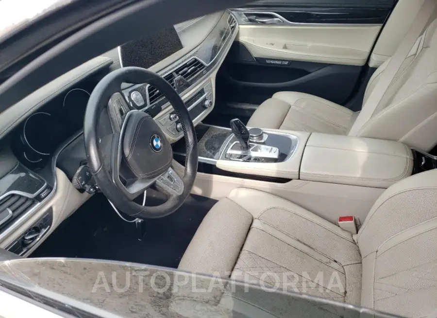 BMW 750 XI 2016 vin WBA7F2C55GG420576 from auto auction Copart