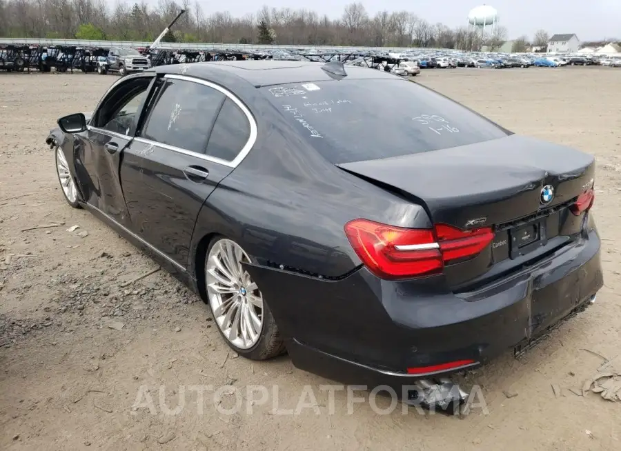 BMW 750 XI 2016 vin WBA7F2C55GG420576 from auto auction Copart