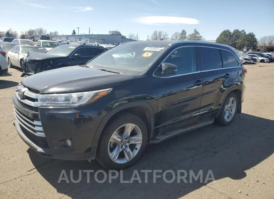 TOYOTA HIGHLANDER 2017 vin 5TDDZRFH8HS442039 from auto auction Copart