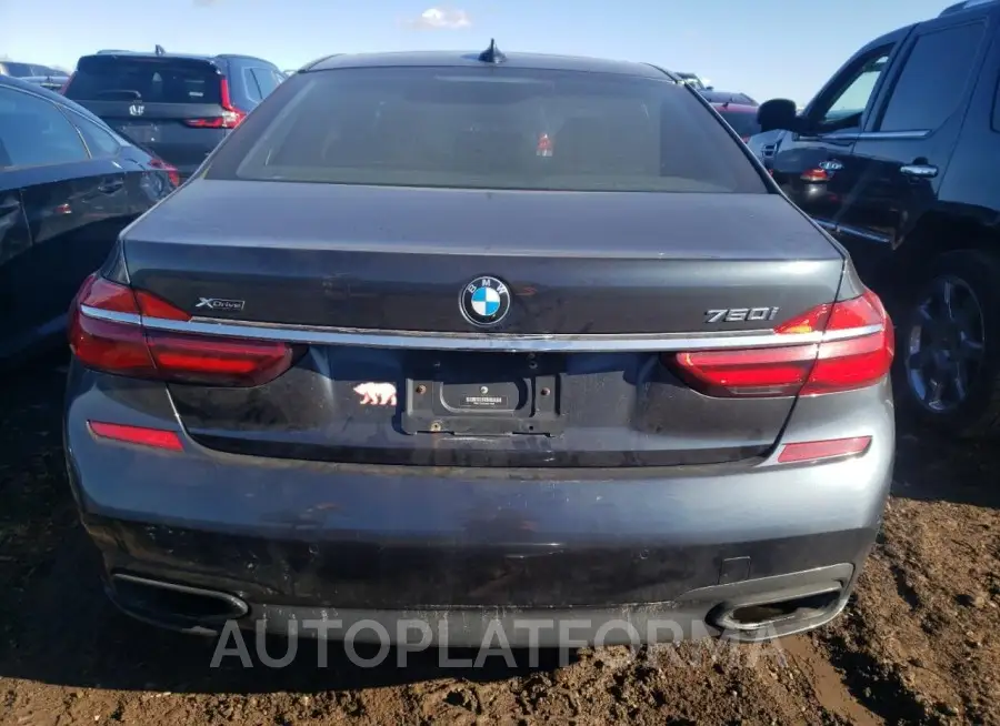 BMW 750I XDRIV 2016 vin WBA7F2C55GG419928 from auto auction Copart