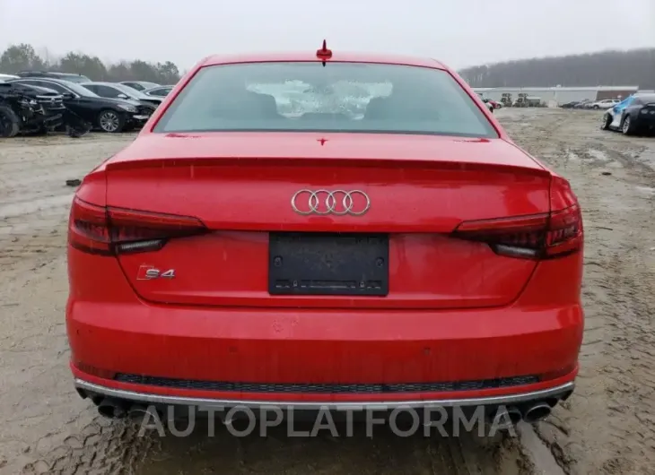 AUDI S4 PRESTIG 2018 vin WAUC4AF46JA001874 from auto auction Copart