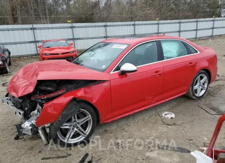 AUDI S4 PRESTIG 2018 vin WAUC4AF46JA001874 from auto auction Copart