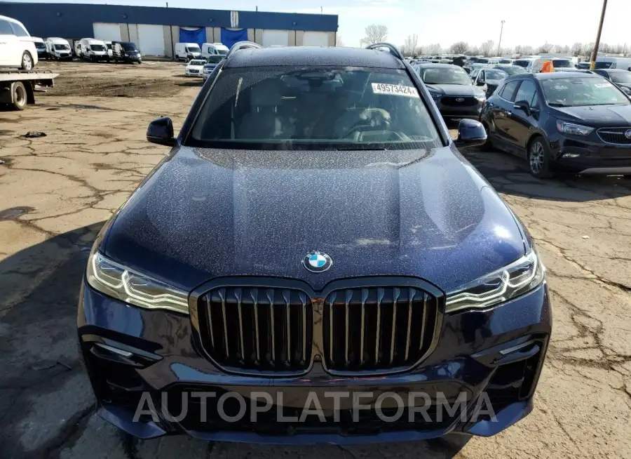 BMW X7 M50I 2022 vin 5UXCX6C00N9J83280 from auto auction Copart